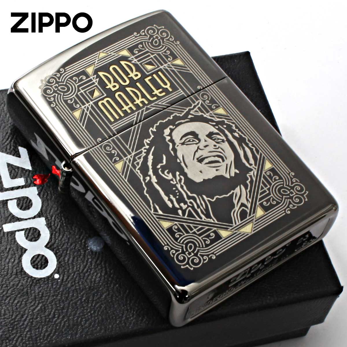 Zippo ジッポー ボブ・マーリー レゲー Bob Marley ブラックアイス