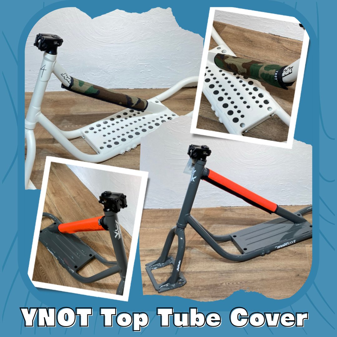 YNOT トップチューブカバー Lサイズ スノースクート パッド｜アウ