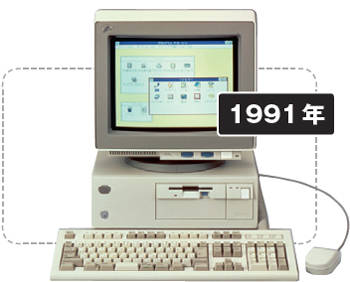 デスクトップ進化史（2） 「DOS/V」登場で98時代に終止符、そして