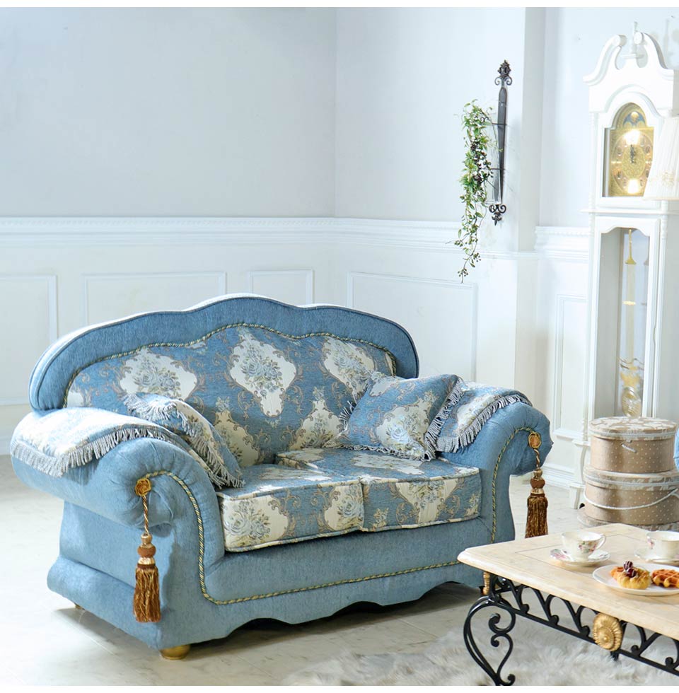 輸入家具 クィーンロココ クラシック ソファ 2P 二人掛け チェロ