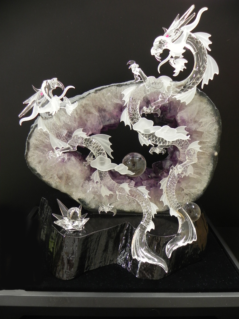 22-025神龍｜山梨県水晶美術彫刻協同組合