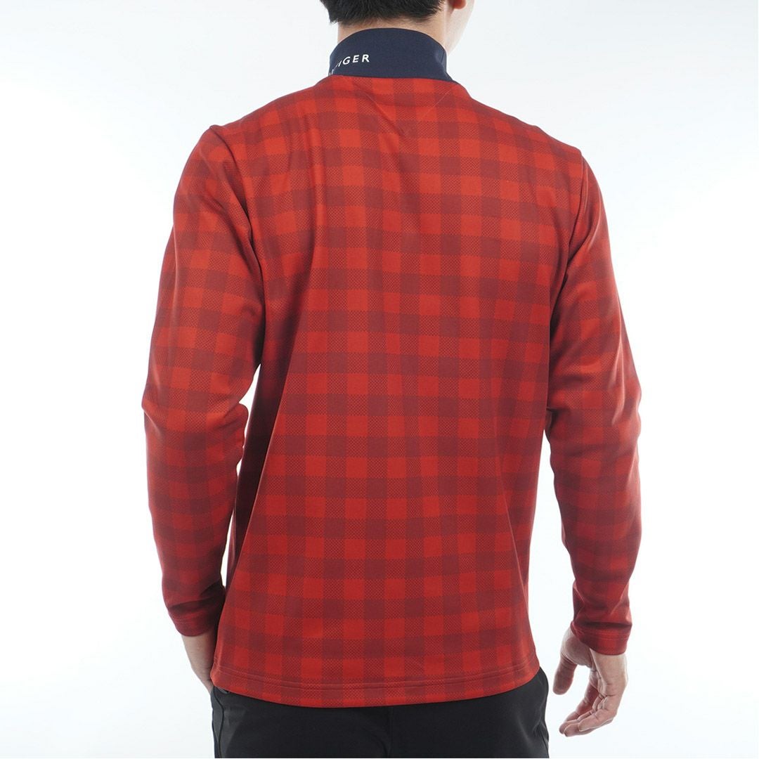 30％OFF】[トミーヒルフィガー]メンズ チェック柄 長袖ハイネック