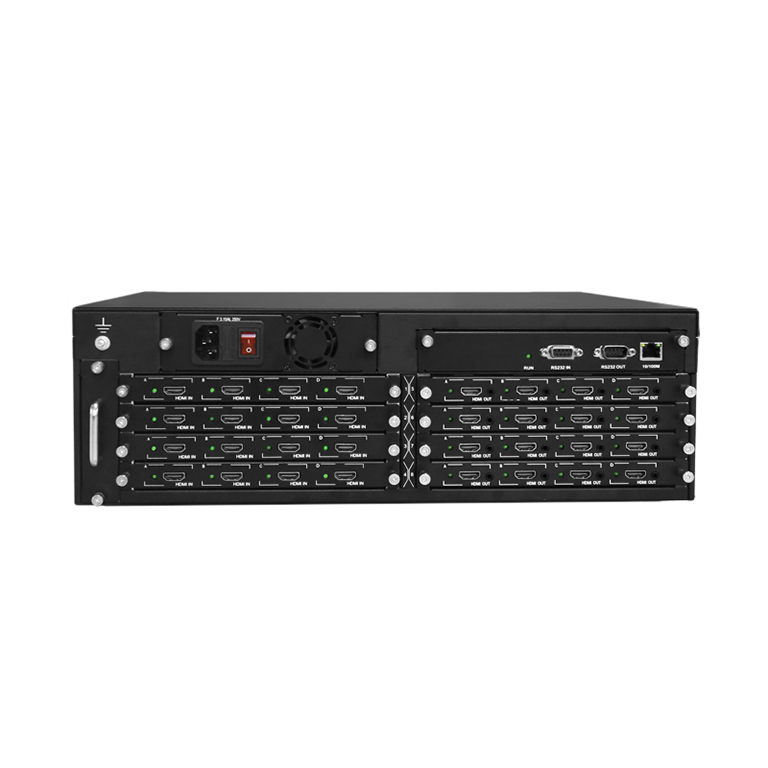 マルチディスプレイ用8入力12出力シームレスマトリクススイッチャー