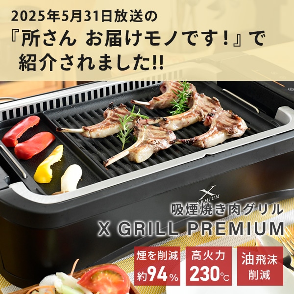 焼肉プレート 吸煙 XGRILL PREMIUM YGMC-FX130 山善 | 山善ビズコム
