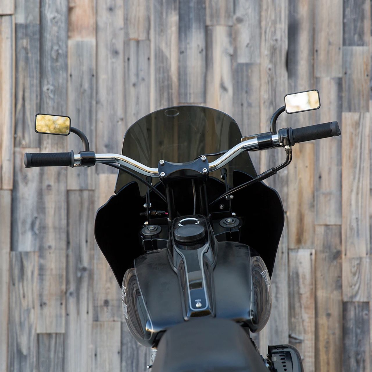 ビルトウェル□トラッカー ミッド3インチ ハンドルバー クローム