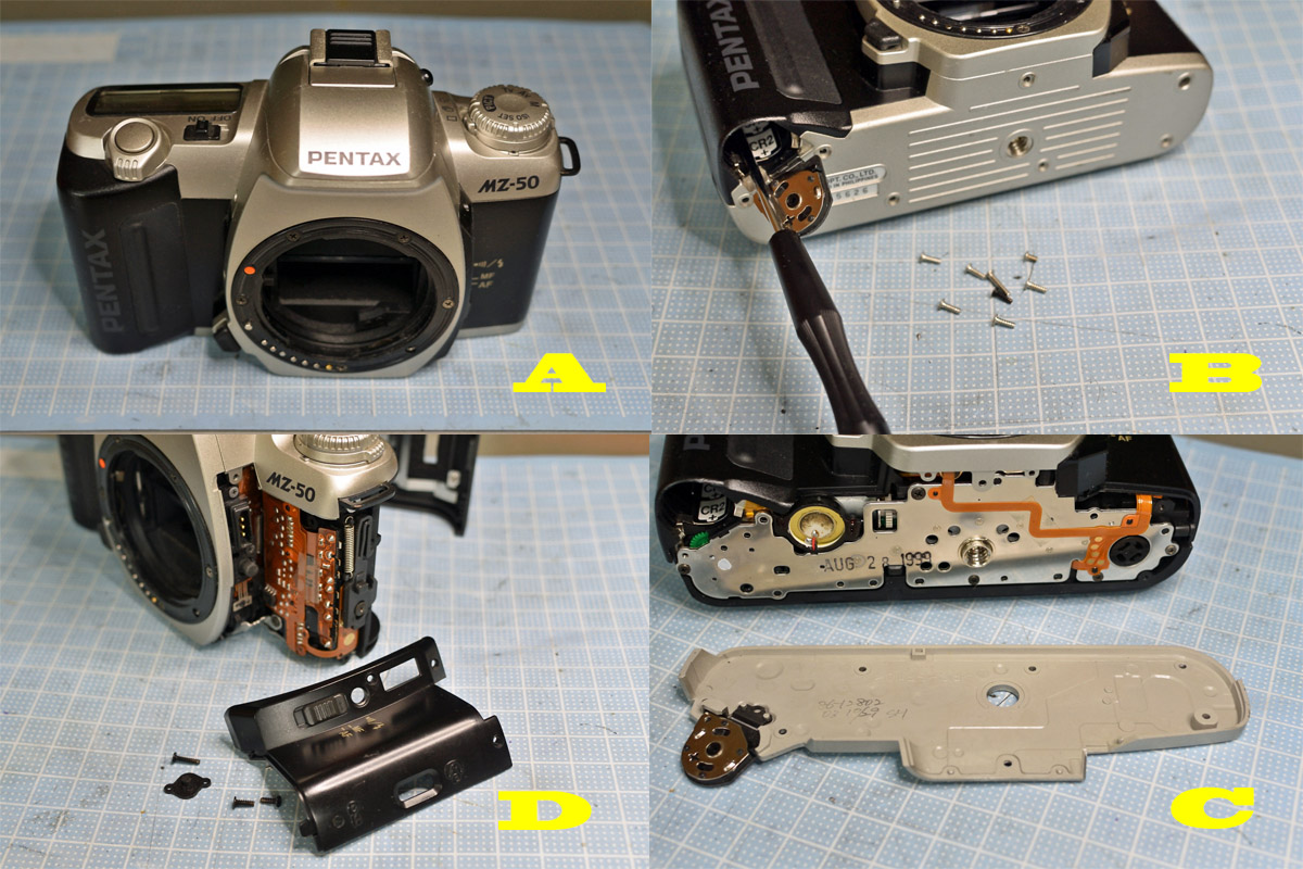 ペンタックス K-S1 撮影画像が真っ暗になる黒死病の修理 | ヨッシーハイム