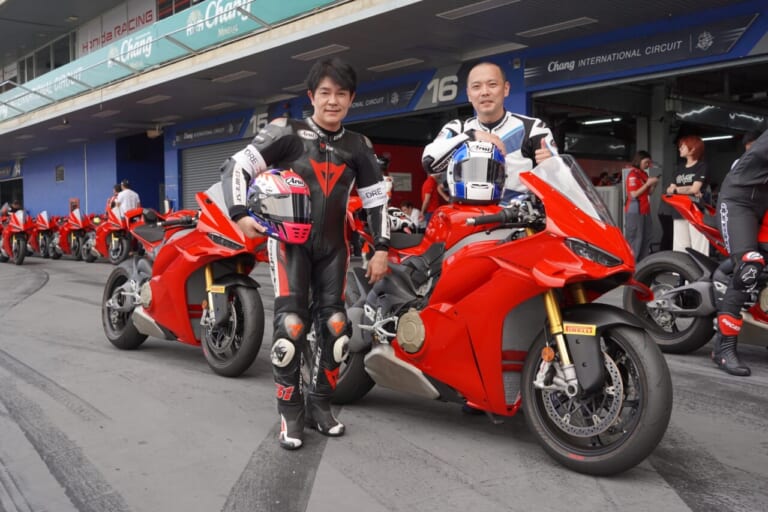 DUCATI RIDING EXPERIENCE】タイのMotoGPコースを原田哲也さんら豪華