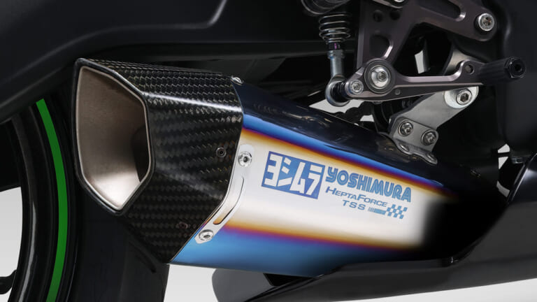 ZX-25Rレース用超ショートマフラー〈ヨシムラ ヘプタフォースTSS