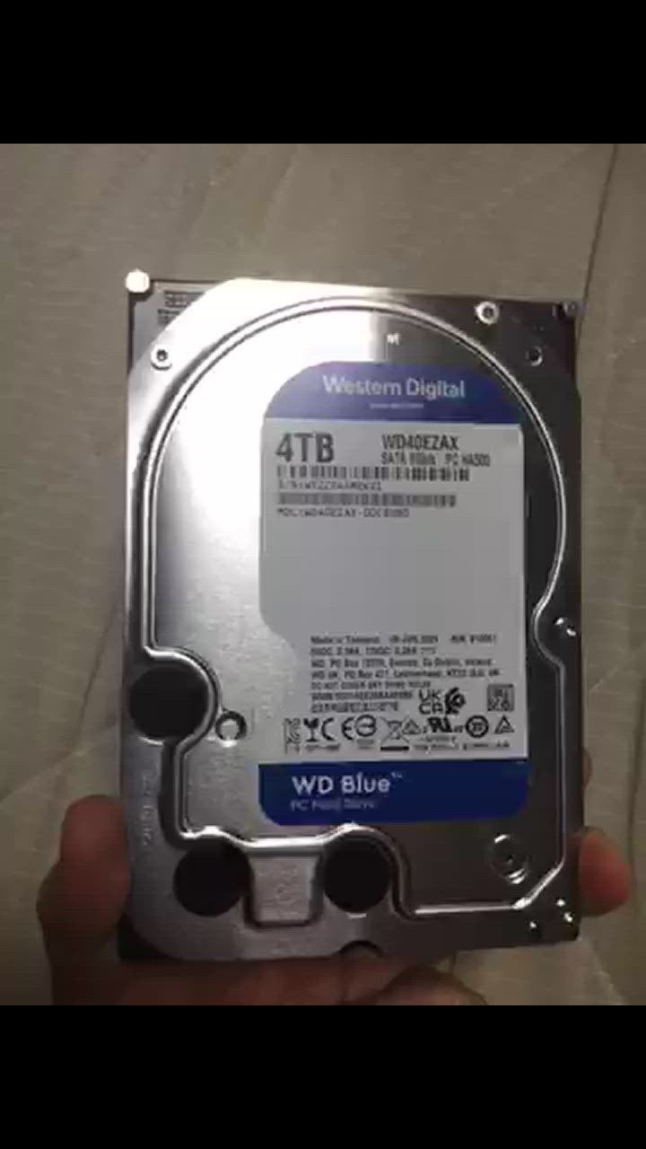 WD Blue WD40EZAX [3.5インチ内蔵HDD / 4TB 5400rpm 256MBキャッシュ