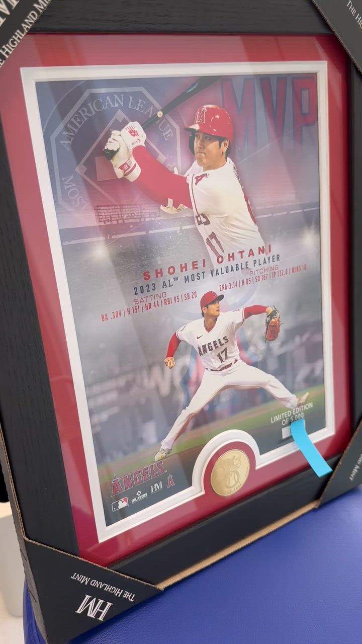 ザ・ハイランドミント 2023 MVP 記念 フォトフレーム 大谷翔平 THE