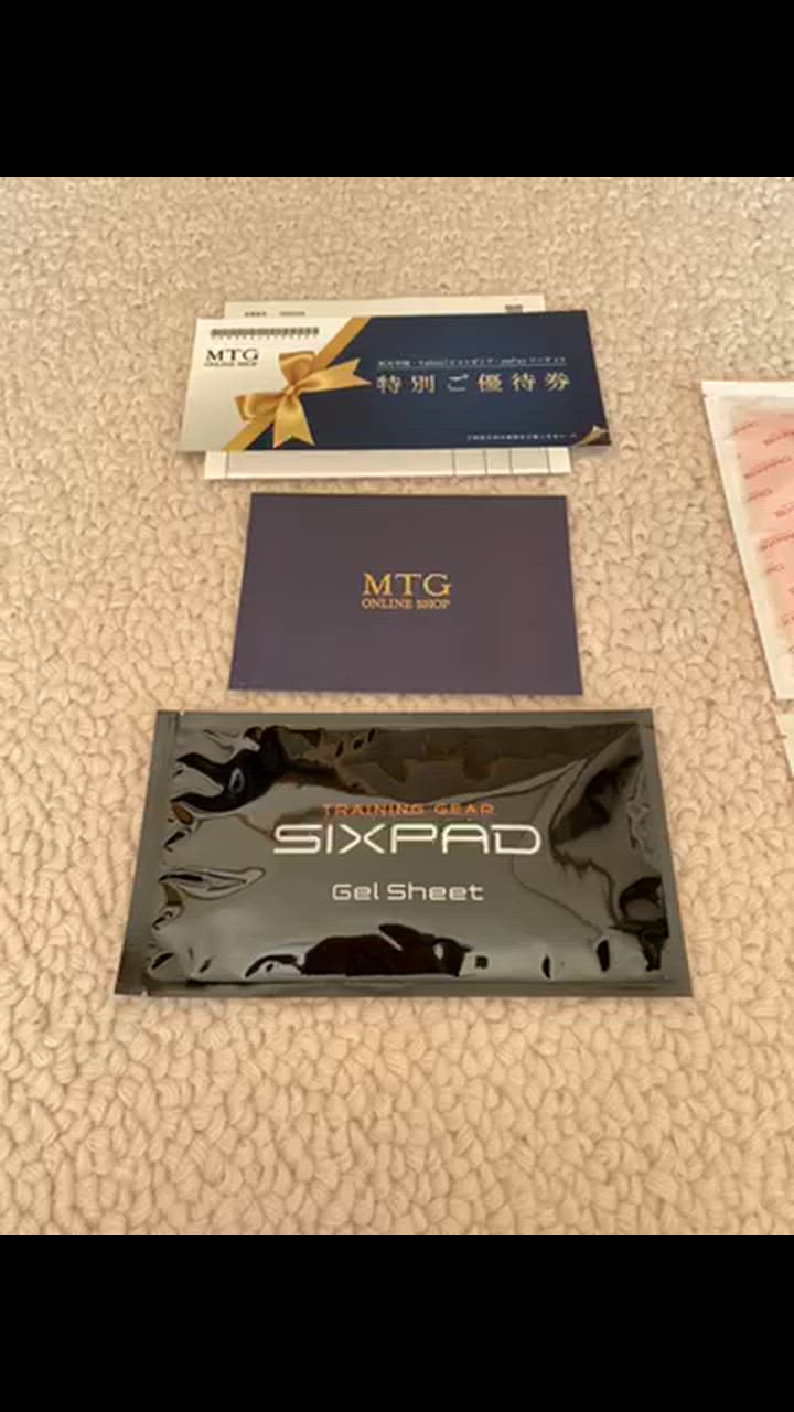 SIXPAD（シックスパッド） アブズベルト高電導ジェルシート SIXPAD