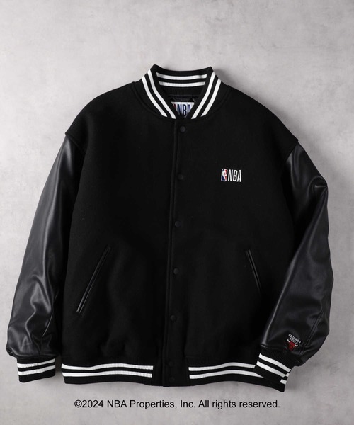 NBA スタジャン 「NBA」別注 チームロゴスタジャン メンズ レディース