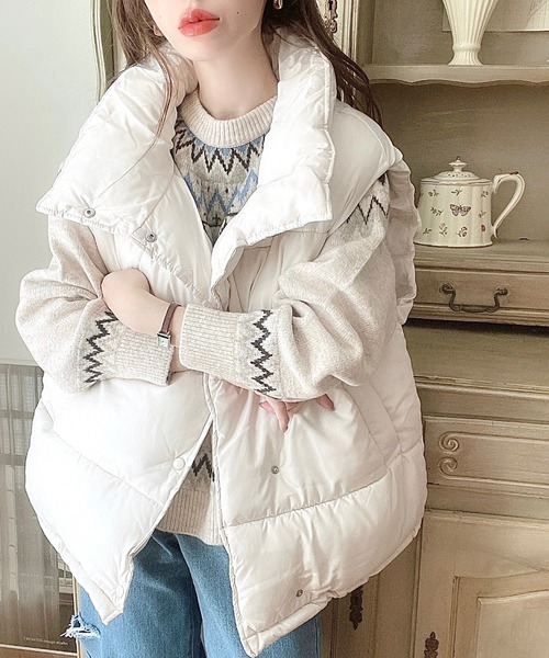 moment+ ダウンベスト ベスト 「累計販売枚数1万枚突破！」オーバー