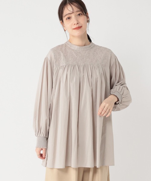 studio CLIP（スタディオクリップ） ブラウス シャツ ダブルフロント