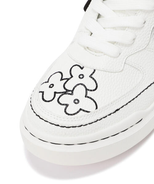 PEARLY GATES（パーリーゲイツ） シューズ 「PEARLY GATES」ロゴ×花柄