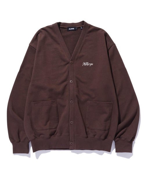 XLARGE（エクストラ ラージ） カーディガン EMBROIDERY SWEAT CARDIGAN