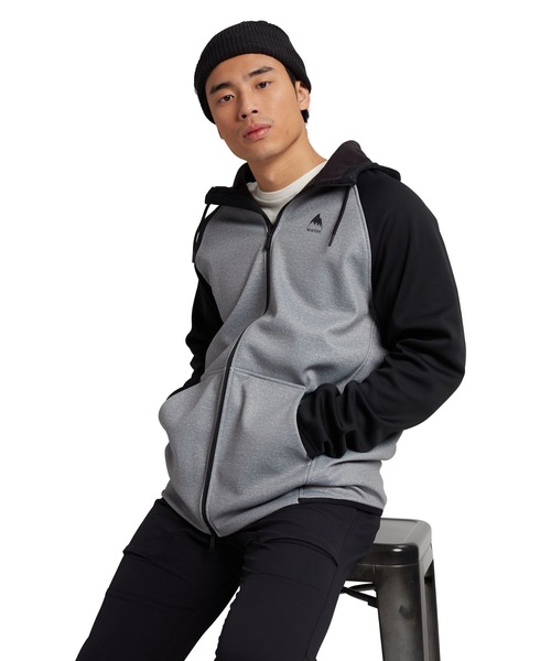BURTON（バートン） パーカー 撥水 ボンディングフリース ジップアップ