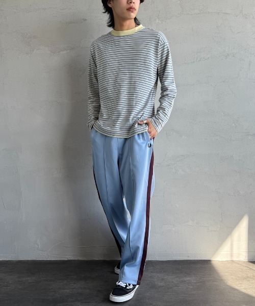 FRED PERRY（フレッドペリー） パンツ 別注 配色ライン トラックパンツ