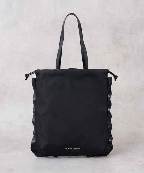 LANVIN en Bleu トートバッグ コンビフリルドロストトートバッグ