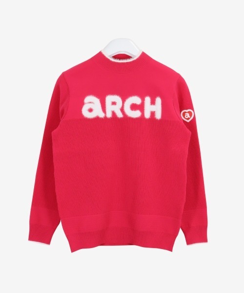 archivio（アルチビオ） ニット セーター 「LADIES」シャギーロゴ 長袖