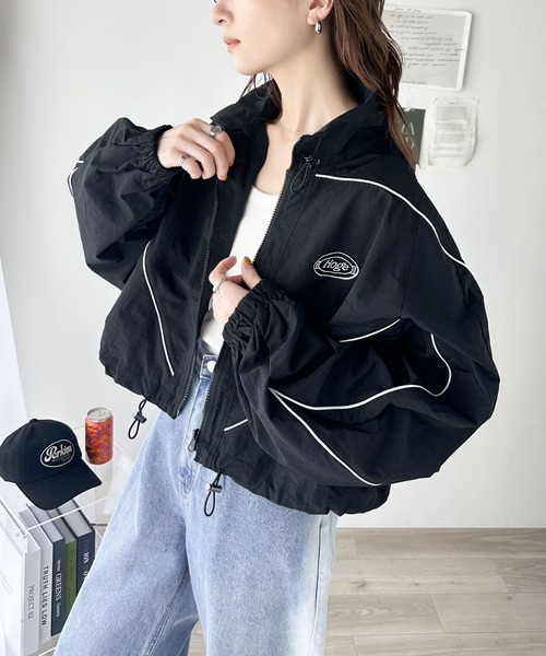 Java ブルゾン ジャンバー 「Javaジャバコラボ」甘カジュアルを格上げ