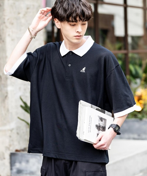 KANGOL（カンゴール） ポロシャツ 別注コラボ 鹿の子クレリック