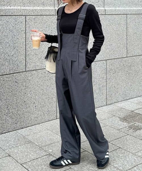 I-SOOK（アイスー） サロペット オーバーオール ベルトデザイン