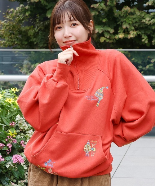 貴重品 日本未発売 バルセロナ 刺繍 ハーフジップ 貴重品 日本未発売