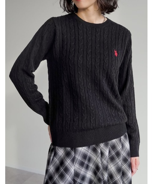 Re:EDIT（リエディ） ニット セーター 「新色追加」「U.S. POLO ASSN