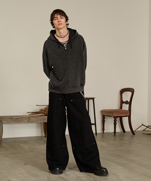 Forte パーカー Washed Deck Hoodie/ウォッシュドダックフーディ