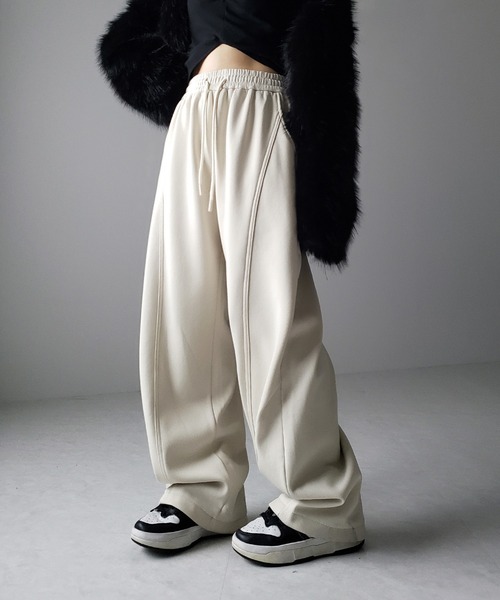 me+em select（ミームセレクト） スウェットパンツ ジャージ 「 裏起毛