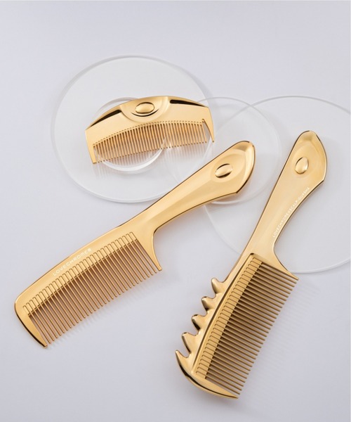 LOVECHROME（ラブクロム） ヘアブラシ (R)K24GPツキ ゴールド