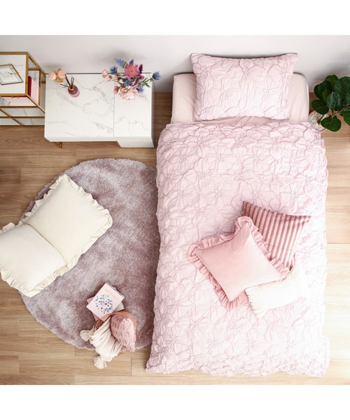 Francfranc（フランフラン） ベッド 寝具 フラワーキルト まくらカバー