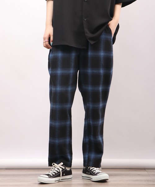 FLASH PACKER（フラッシュパッカー） パンツ オンブレチェック