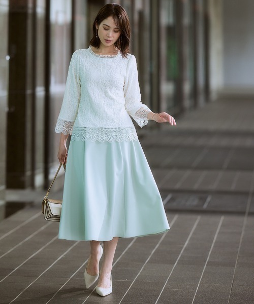 7days Life Styling スカート ダブルクロス6枚ハギフレアスカート