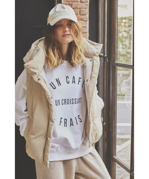 Rouge vif（ルージュ ヴィフ） ダウンベスト ベスト 2WAYフードダウン