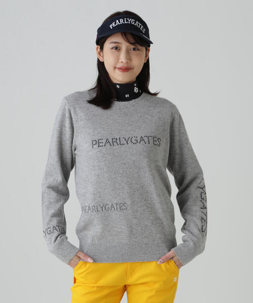 PEARLY GATES（パーリーゲイツ） ニット セーター 12G部分ジャガード