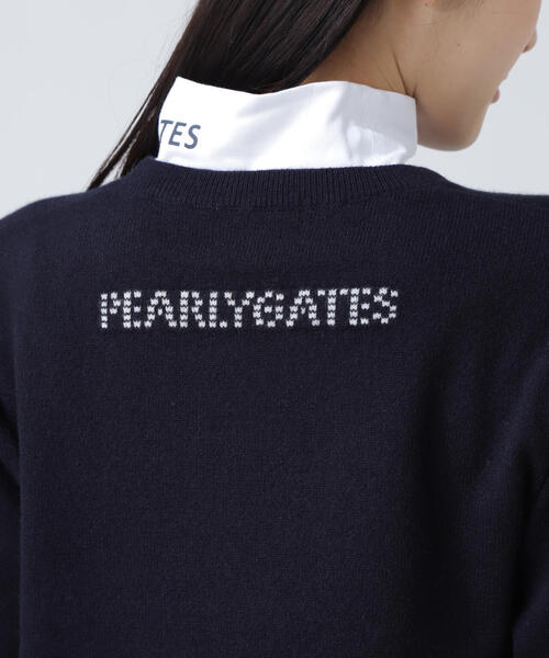 PEARLY GATES（パーリーゲイツ） ニット セーター 12G部分ジャガード