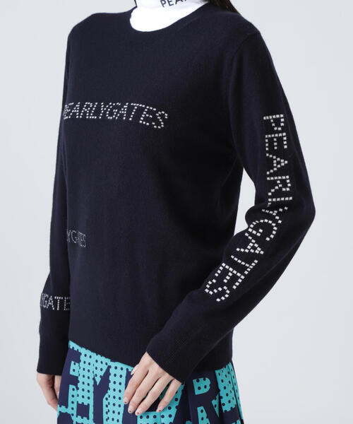 PEARLY GATES（パーリーゲイツ） ニット セーター 12G部分ジャガード