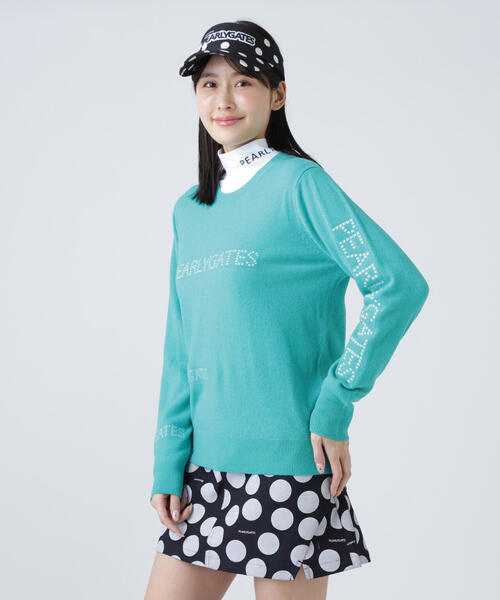 PEARLY GATES（パーリーゲイツ） ニット セーター 12G部分ジャガード