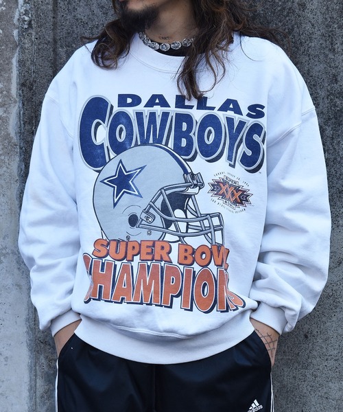 NBA/NFL/NHL/MLB トレーナー スウェット 「ヴィンテージ古着」90's NFL