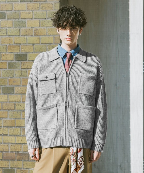 RAGEBLUE（レイジブルー） セーター ニット DOUBLE ZIP COVERALL KNIT