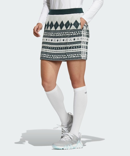 adidas（アディダス） スカート ヒストリカルパターン ニットスカート