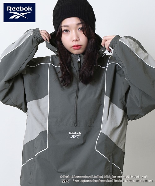 Reebok（リーボック） ブルゾン ジャンバー パイピング ライン入り