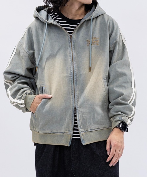 Jungle Storm（ジャングルストーム） パーカー 「13」ブラストデニム