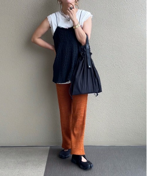 パンツ 「XSサイズあり」リブストレートパンツ レディース : ZOZOTOWN