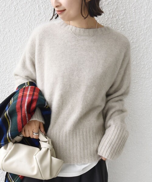 SHIPS（シップス） ニット セーター 「手洗い可能」フォックス クルー