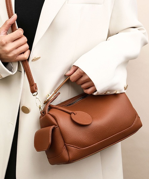 florist（フローリスト） ハンドバッグ 2WAY レザーライクワンポケット