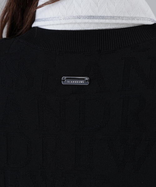 St ANDREWS ニット セーター 「St ANDREWS」ダブルロゴジャガードプル