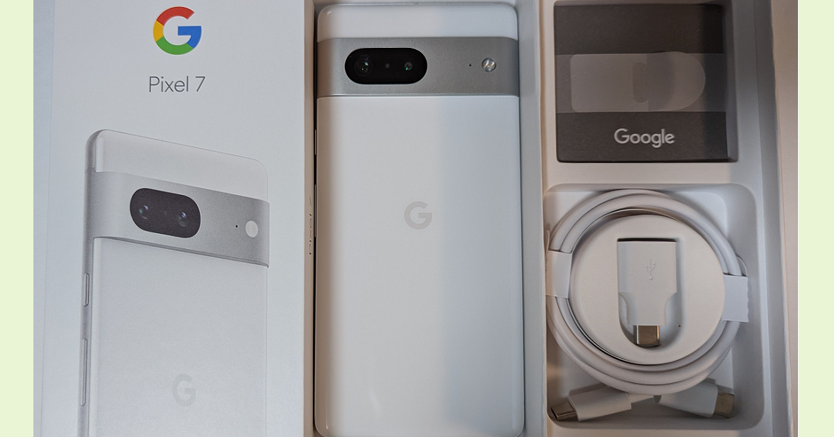 Google Pixel7が届いた！開封からセットアップまで。 | ゼトラの箱